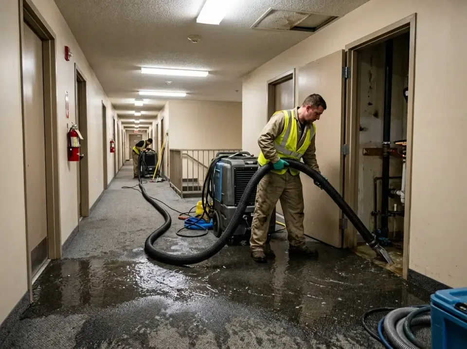 multi-unit-apartment-hallway-f-005 — frequently asked questions, Emergency Burst Pipe Water Extraction & Removal in Jenks, OK